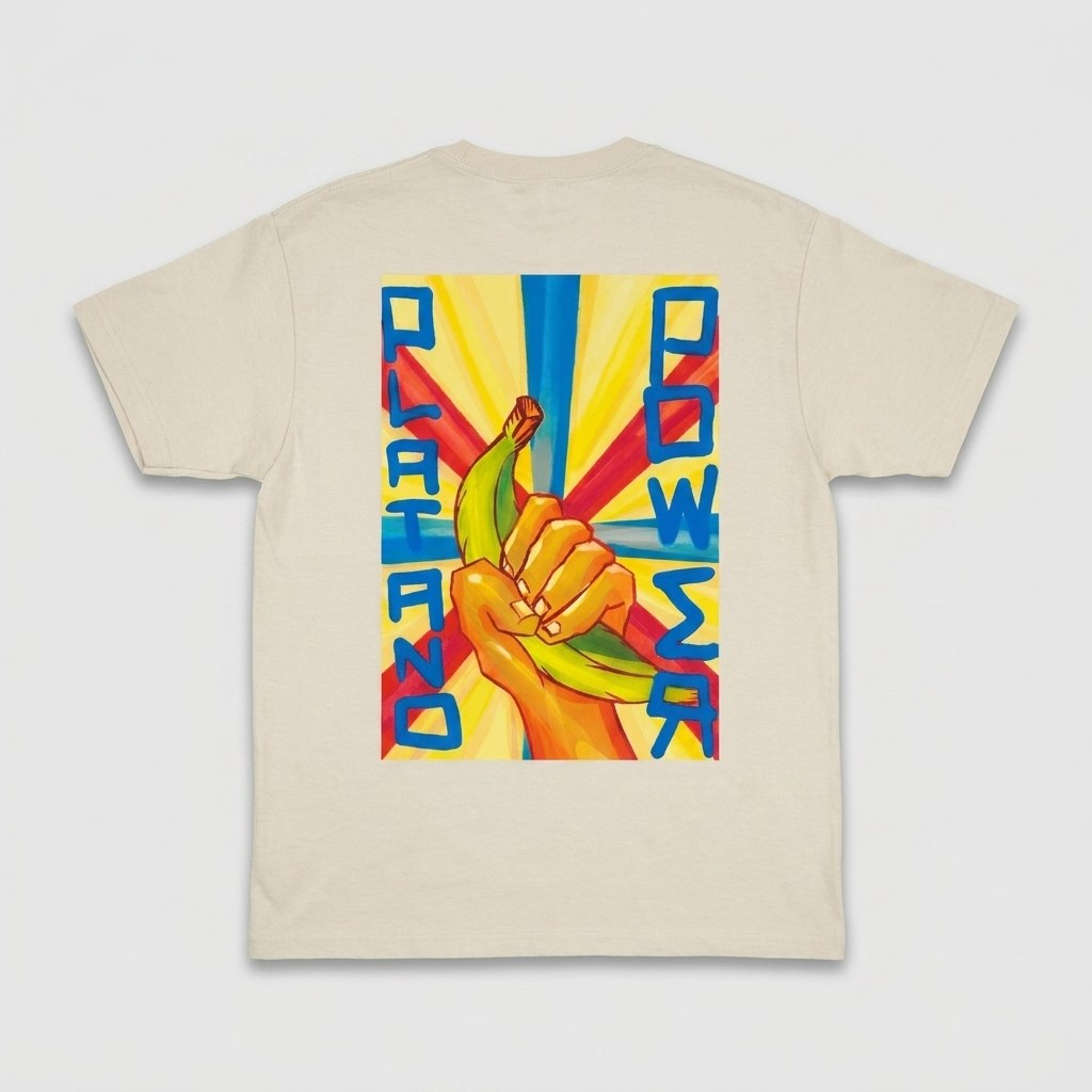 Camiseta con serigrafía a varios colores